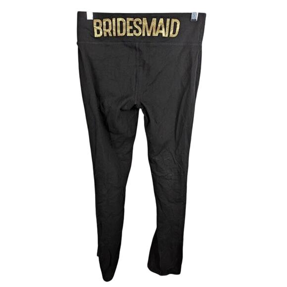 Ideology Bridal Bridesmaid Bootcut Yoga Pants Black‎ Size M - Picture 1 of 3